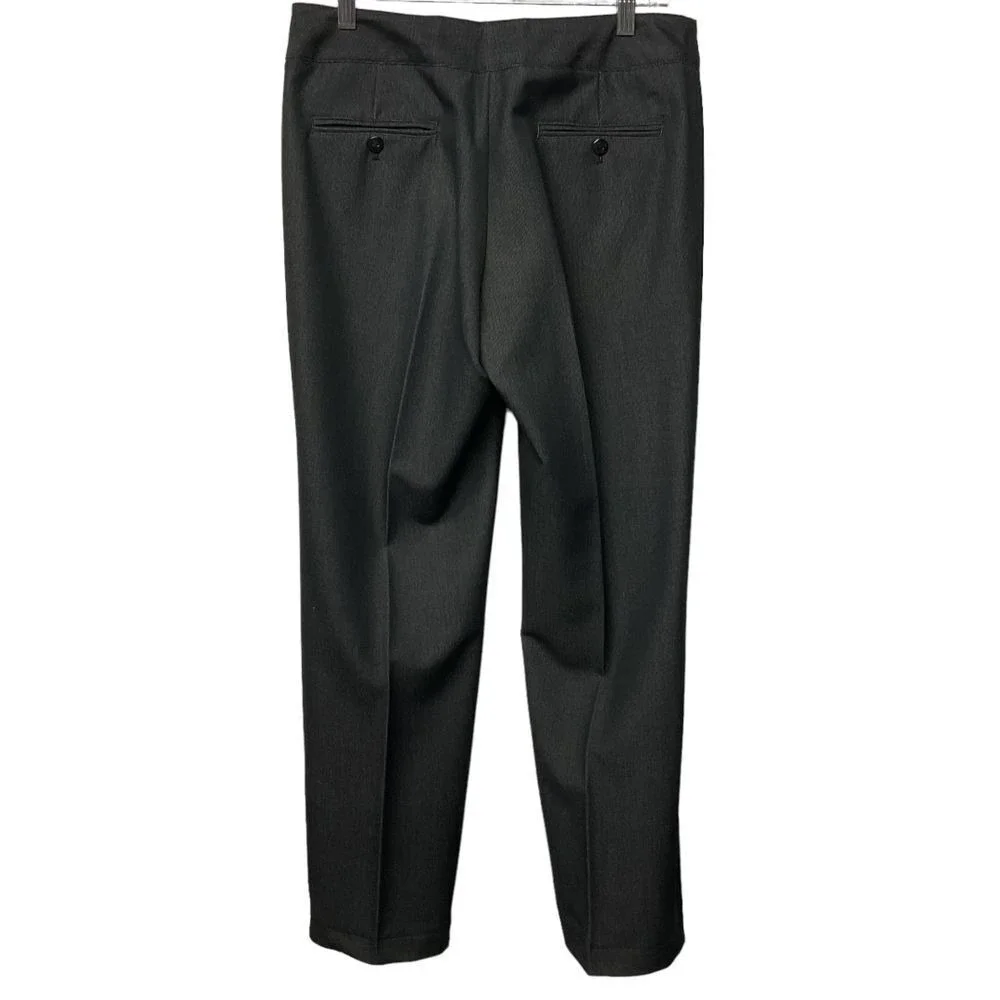 Atelier Urban Outfitters Women's Dress Pants Size 6 Gray Flat Front Straight Leg